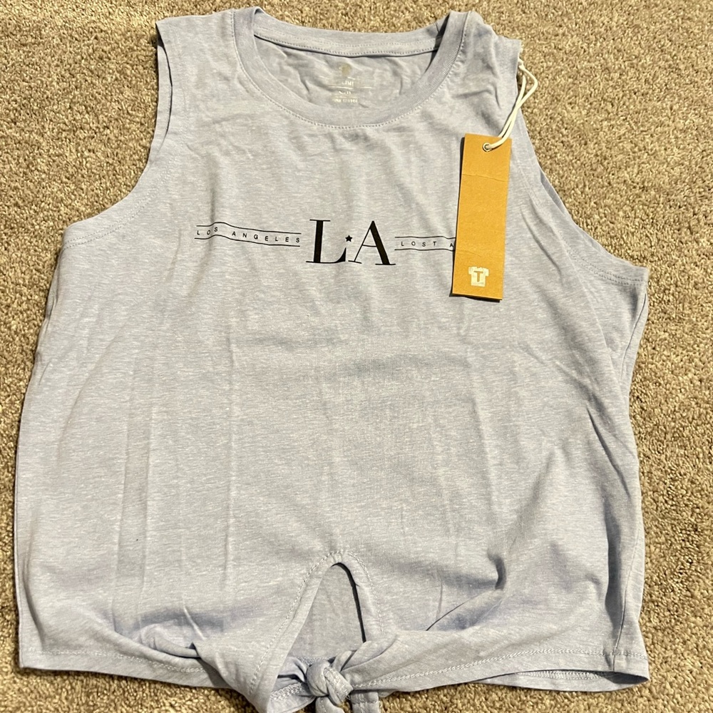 NWT Tbar Maeve Tie Front Tank.